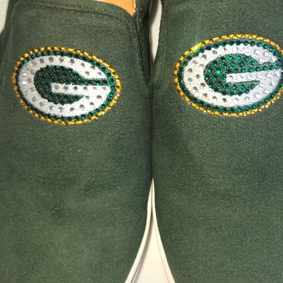 Green Bay Packer Sneakers - Picture 3 of 6